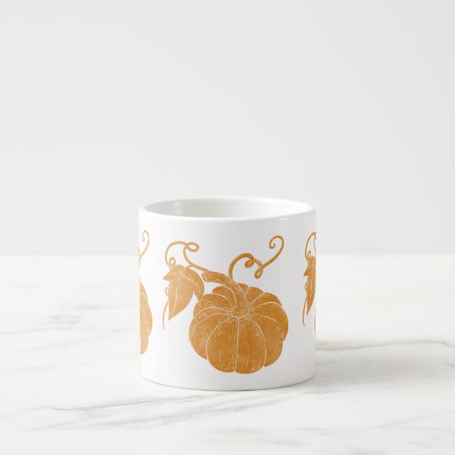 Pumpkin Espresso Cup (Front)