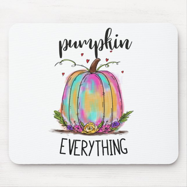 Pumpkin Everything Colourful Pumpkin Mouse Pad (Front)