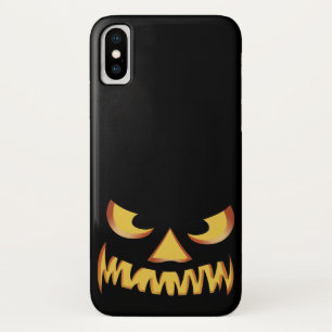 Pumpkin Face 2 iPhone X Case