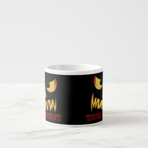 Pumpkin Face 2 Espresso Cup