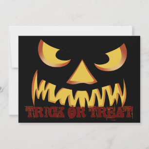 Pumpkin Face 2 Invitation