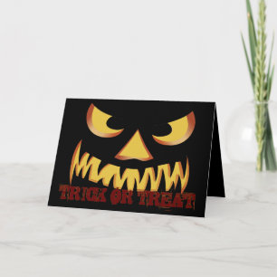 Pumpkin Face 2 Invitation