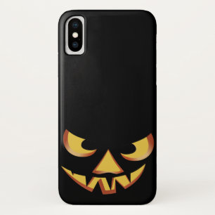 Pumpkin Face 3 for Halloween iPhone X Case