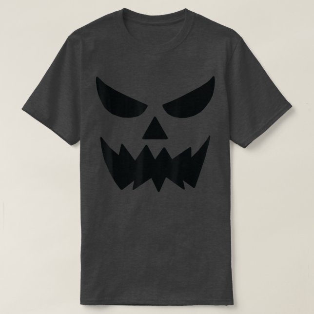 Pumpkin Face Halloween Collection 2022 Family Men  T-Shirt (Design Front)