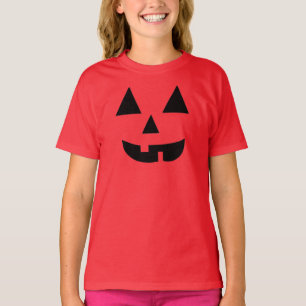 Pumpkin Face Halloween T-Shirt