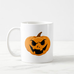 Pumpkin Face Scary Halloween  Coffee Mug
