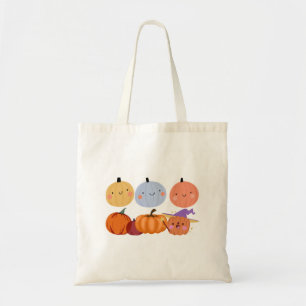 Pumpkin Face Tote Bag