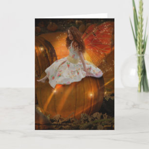 Pumpkin Fairy Princess Card