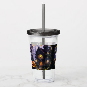 pumpkin/fall/autumn/Halloween Acrylic Tumbler