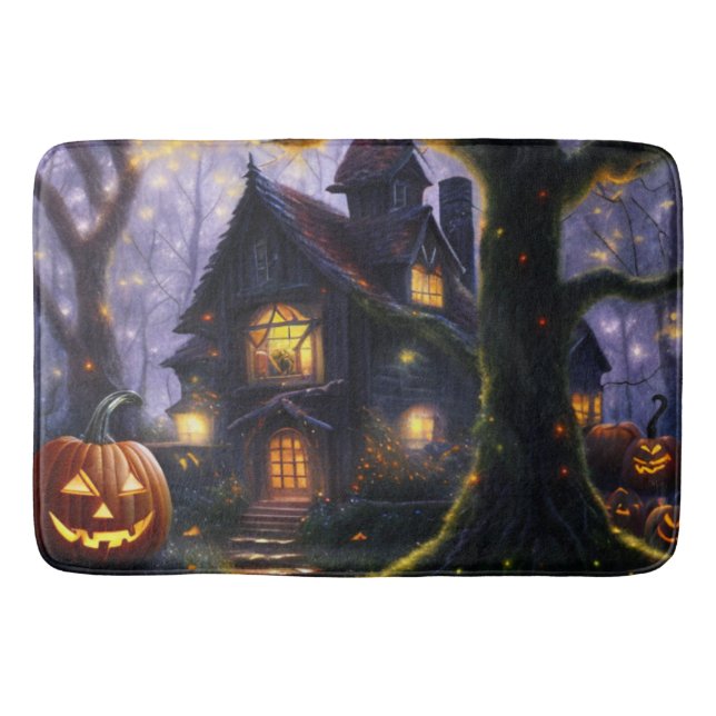 pumpkin/fall/autumn/Halloween  Bath Mat (Front)