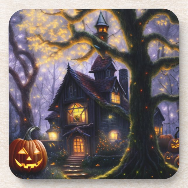 pumpkin/fall/autumn/Halloween  Coaster (Front)