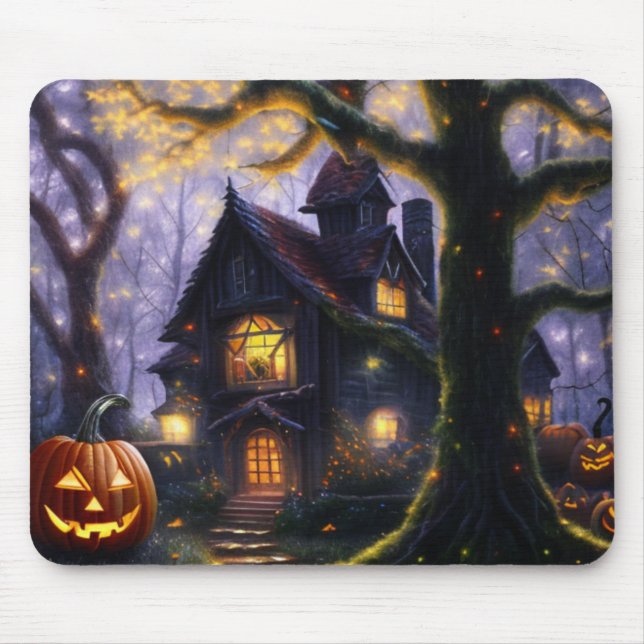 pumpkin/fall/autumn/Halloween  Mouse Pad (Front)