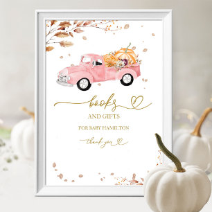 Pumpkin Fall Books for Baby Sign