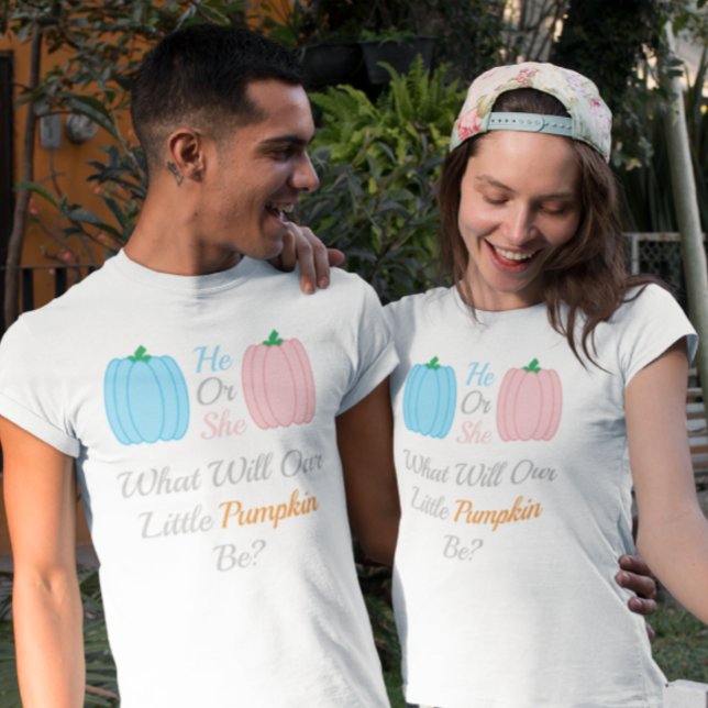 Pumpkin Fall Gender Reveal T-Shirt (Creator Uploaded)