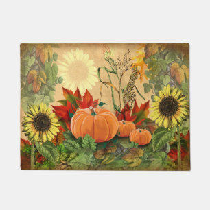 Pumpkin Fall Harvest Doormat