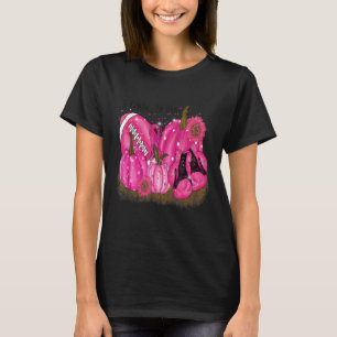 Pumpkin Fall In October We Wear Pink And Watch Foo T-Shirt