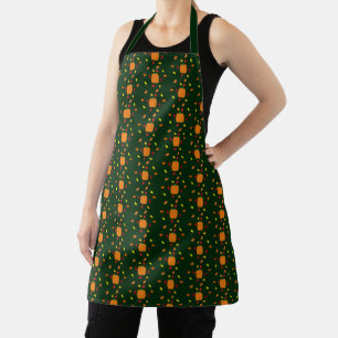 Pumpkin Fall Leaves Apron