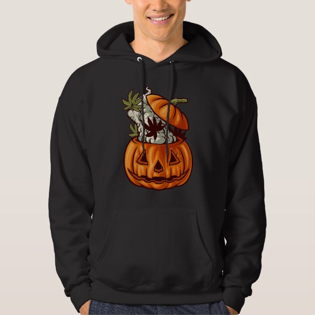 Pumpkin Fall Magic Theme Party Costume Happy Hallo Hoodie (Front)