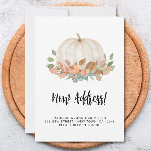 Pumpkin Fall Moving  Announcement