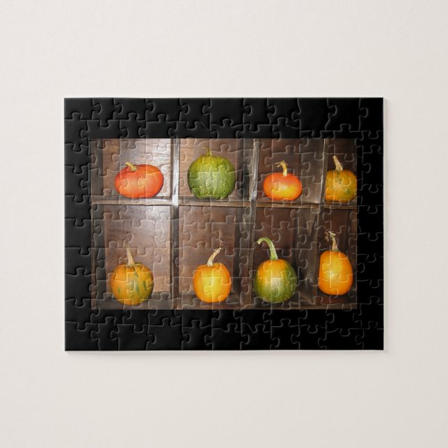 Pumpkin Fall Puzzle (Horizontal)