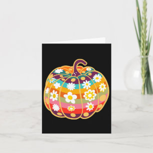 Pumpkin Fall Season Autumn Halloween Thanksgiving Card