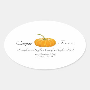 Pumpkin Farm Stickers With Colour Pencil Pumpkin