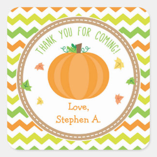 Pumpkin Favor Tags / Pumpkin Stickers