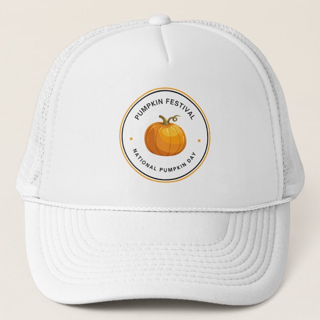 Pumpkin festival cap (Front)