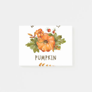 Pumpkin festival Day, Post-it Notes