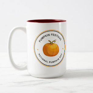 Pumpkin festival mugs