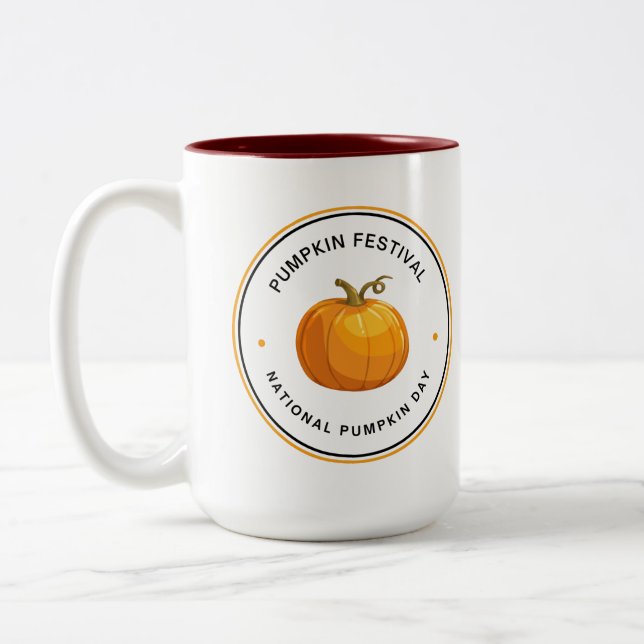 Pumpkin festival mugs (Left)