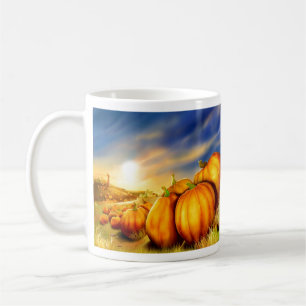 Pumpkin Field Coffee Mug