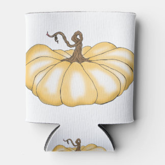 pumpkin flat orange can cooler