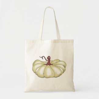 pumpkin flat tan tote bag