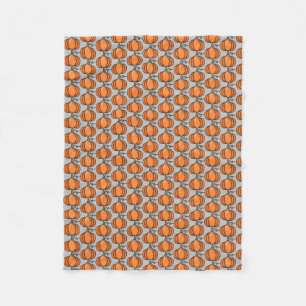 pumpkin fleece blanket