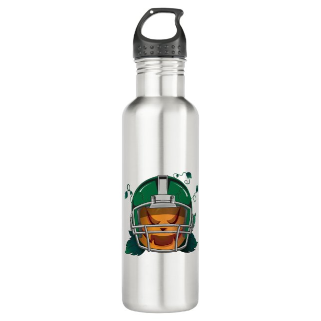 pumpkin football halloween 710 ml water bottle (Front)