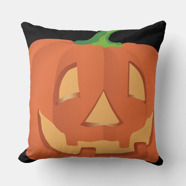 Pumpkin for Halloween 1 Cushion (Front)