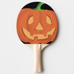 Pumpkin for Halloween 1 Ping Pong Paddle
