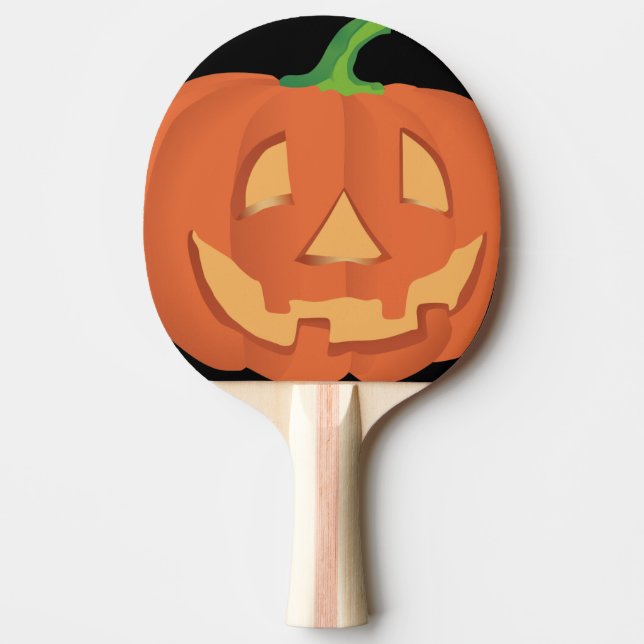 Pumpkin for Halloween 1 Ping Pong Paddle (Front)