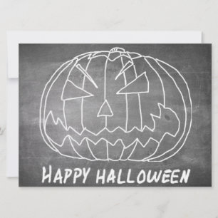 Pumpkin for Halloween 5 chalkboard look