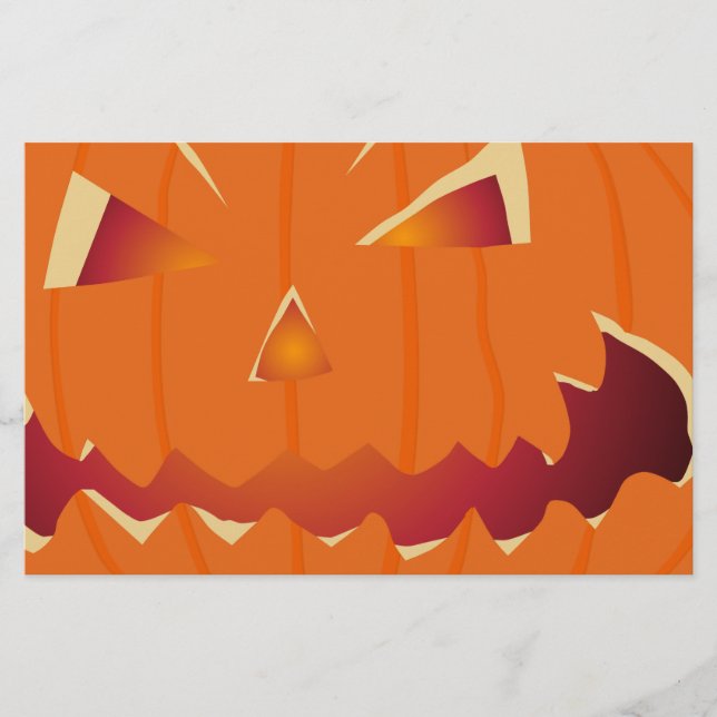 Pumpkin for Halloween 5 Stationery (Front)