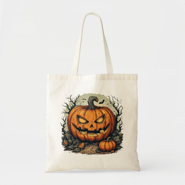 Pumpkin from Halloween on a Tote Bag (Front)