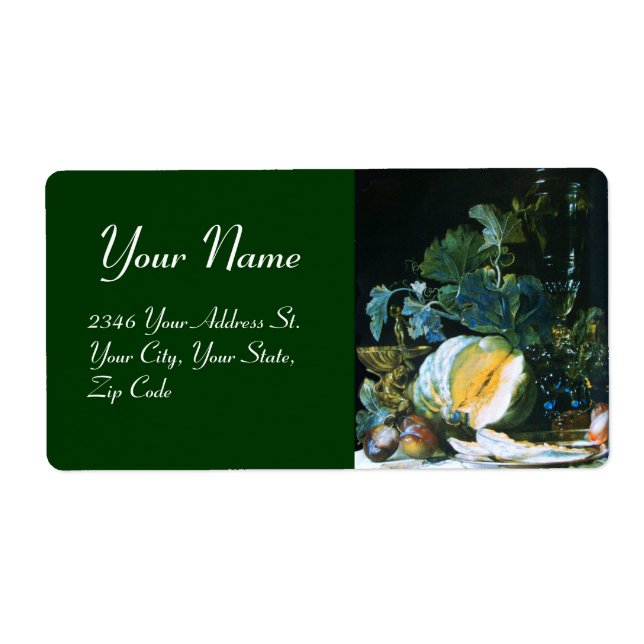 PUMPKIN ,FRUITS AND GLASSWARE Thanksgiving (Front)