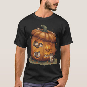 Pumpkin Full of Cats T-Shirt