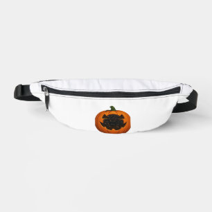 Pumpkin Full of Kittens - Cute Black Cat Halloween Bum Bags