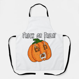 Pumpkin funny naughty gift prank Halloween Apron