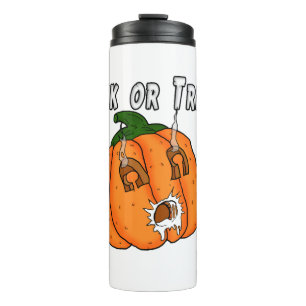 Pumpkin funny naughty gift prank Halloween Thermal Tumbler