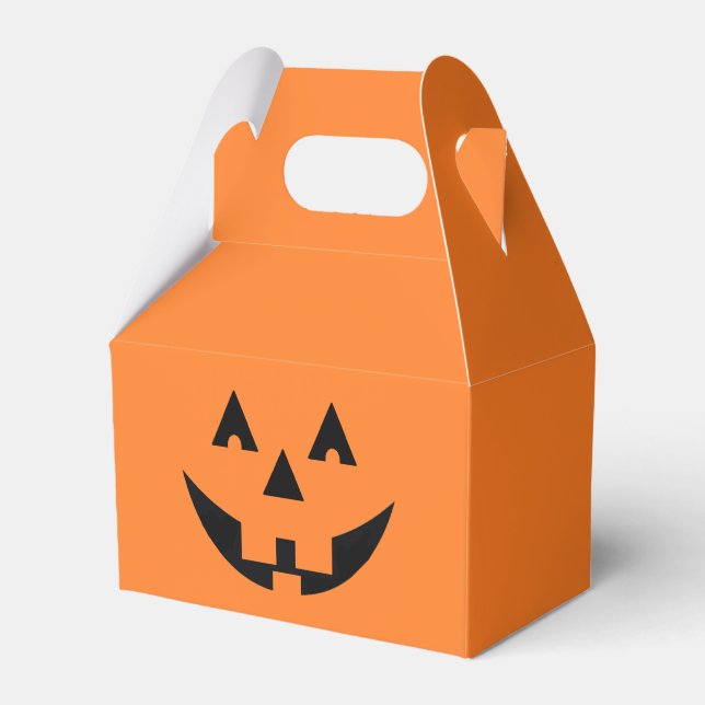 Pumpkin Gable Favour Box (Front Side)