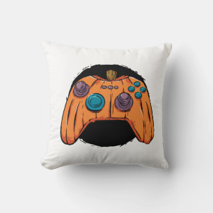 PUMPKIN GAMEPAD HALLOWEEN GAMING CUSHION