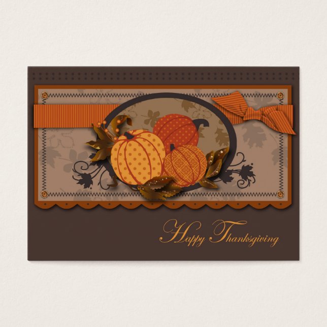 Pumpkin Garden Gift Tag (Front)